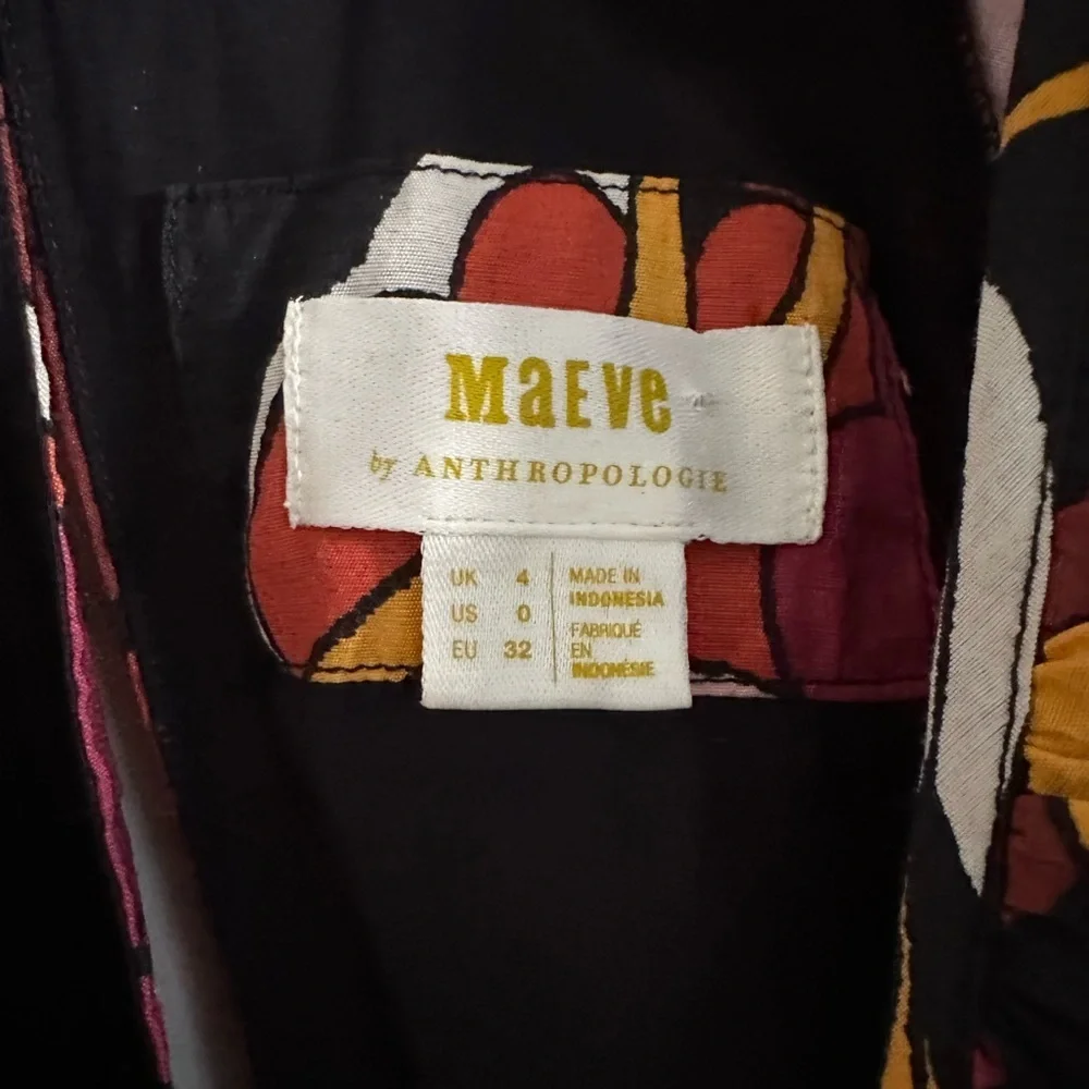 Maeve by Anthropologie Deep-V Ruched Midi Dress - Picture 9 of 9